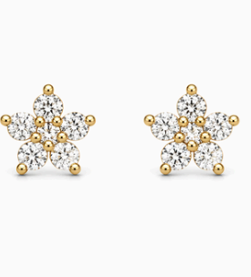 Flower 925 Silver Stud