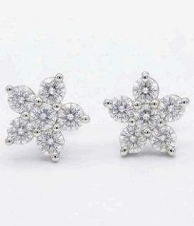 Flower 925 Silver Stud