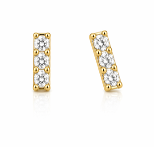 Drip 925 Silver Studs