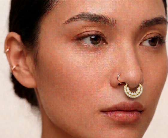 Silver 925 Septum Nose Pin 20