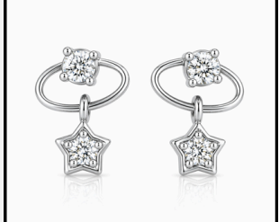 Starfall 925 Silver Studs