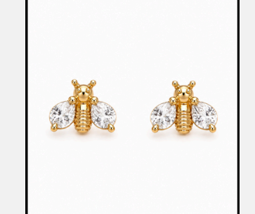 Honeybee 925 Silver Studs