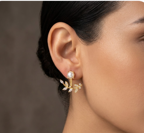 Pearl Silver Earrings