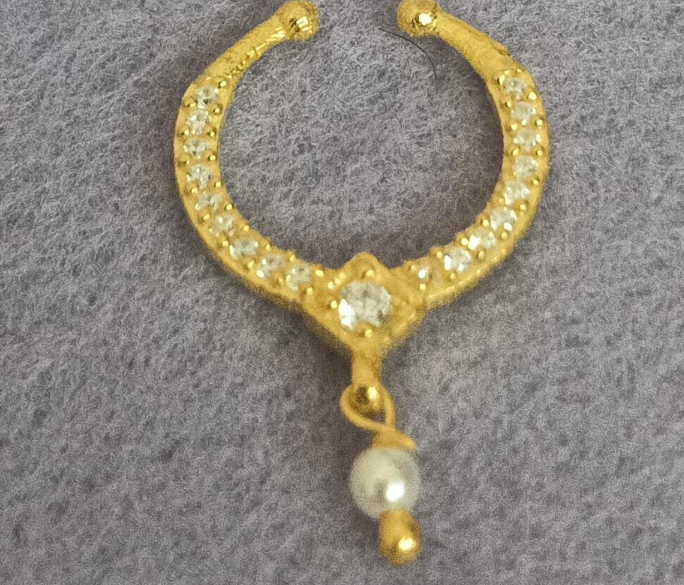 Silver 925 Septum Nose Pin 47