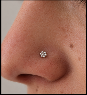 SmallNosepins 925 Silver Nose pin for Women