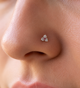 SmallNosepins 925 Silver Nose pin for Women