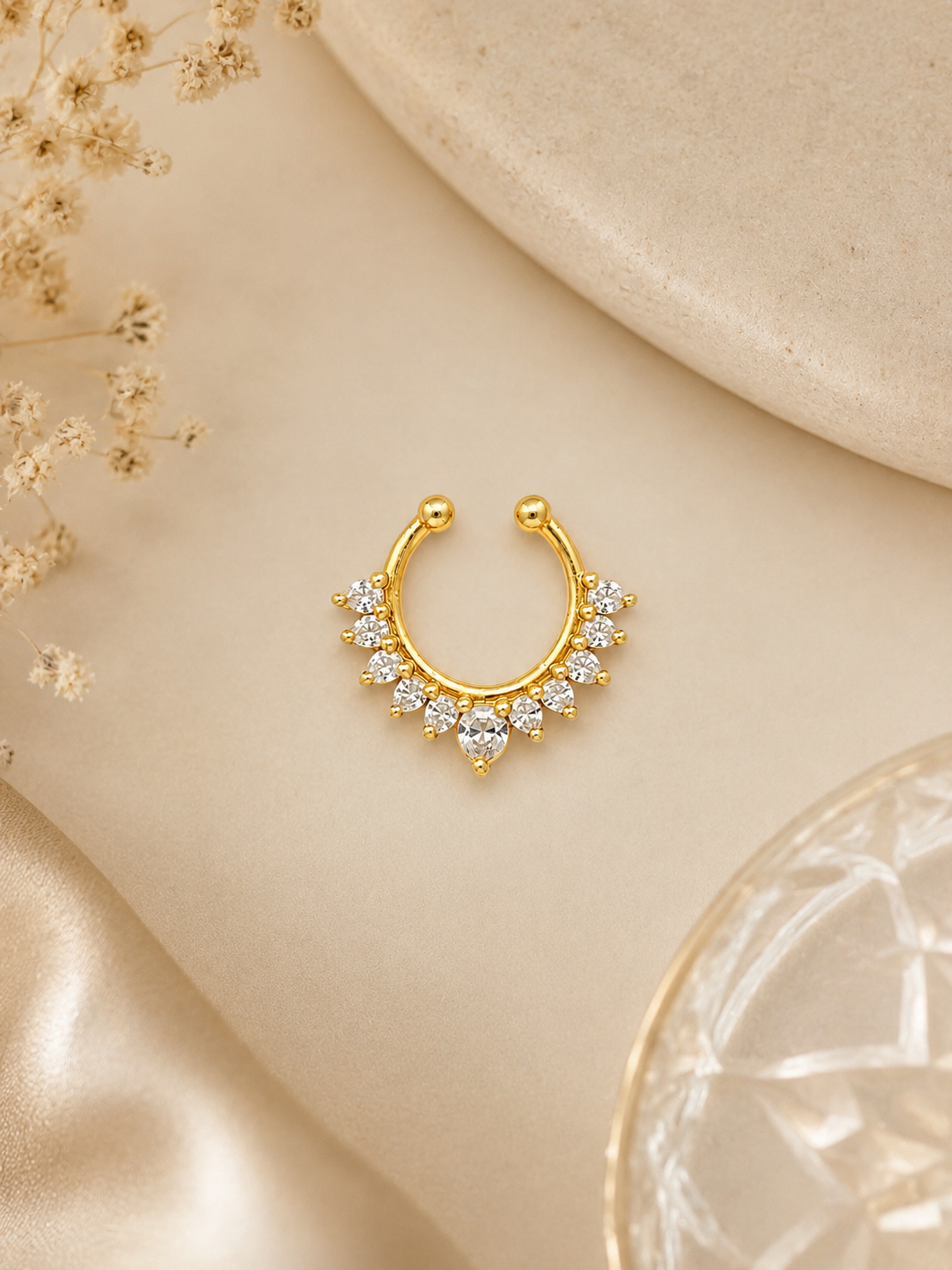 Silver 925 Septum Nose Pin 01