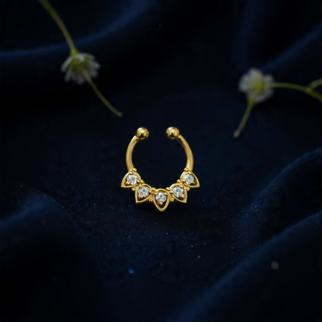 Silver 925 Septum Nose Pin 22