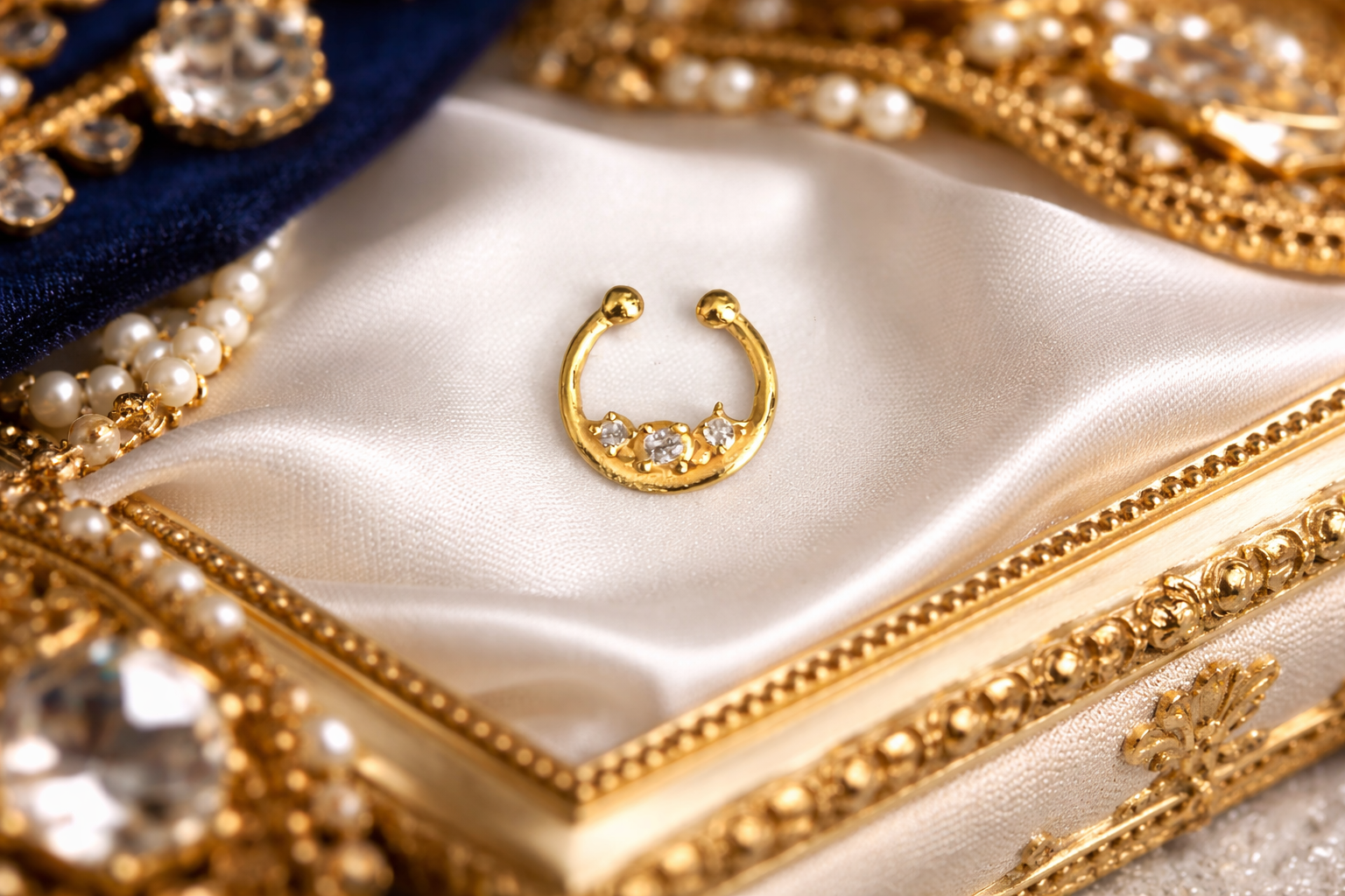 Silver 925 Septum Nose Pin 29