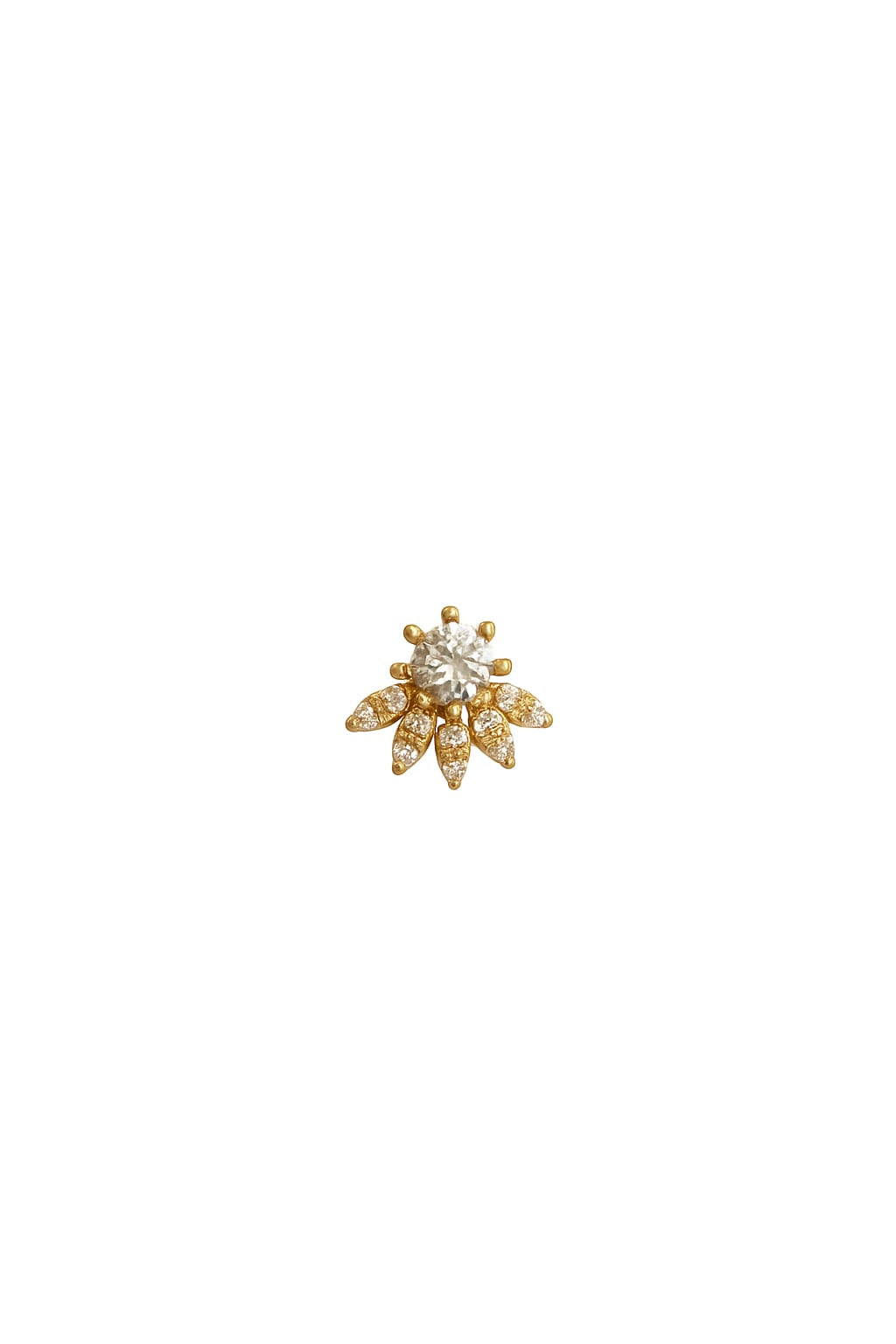 Taru 925 Sterling Silver Nose Pin for Women