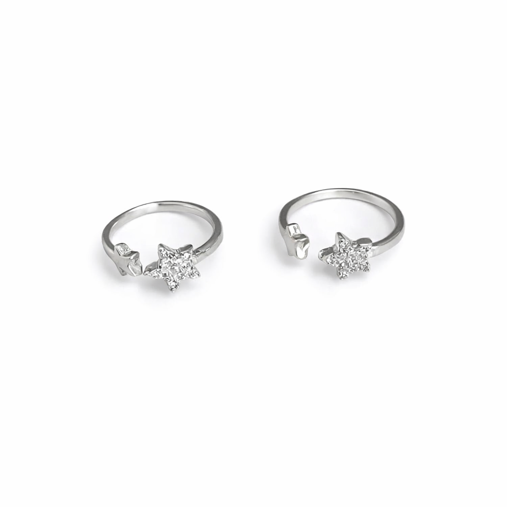Starry Toe Rings 18
