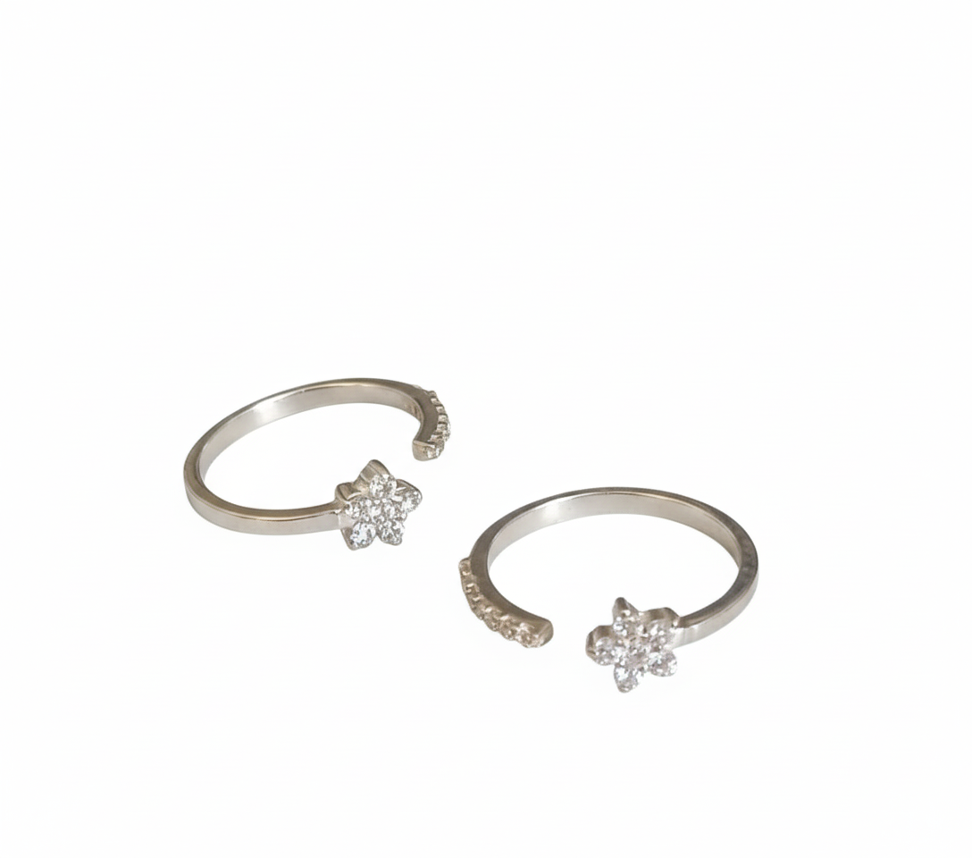 Floret Toe Rings 24