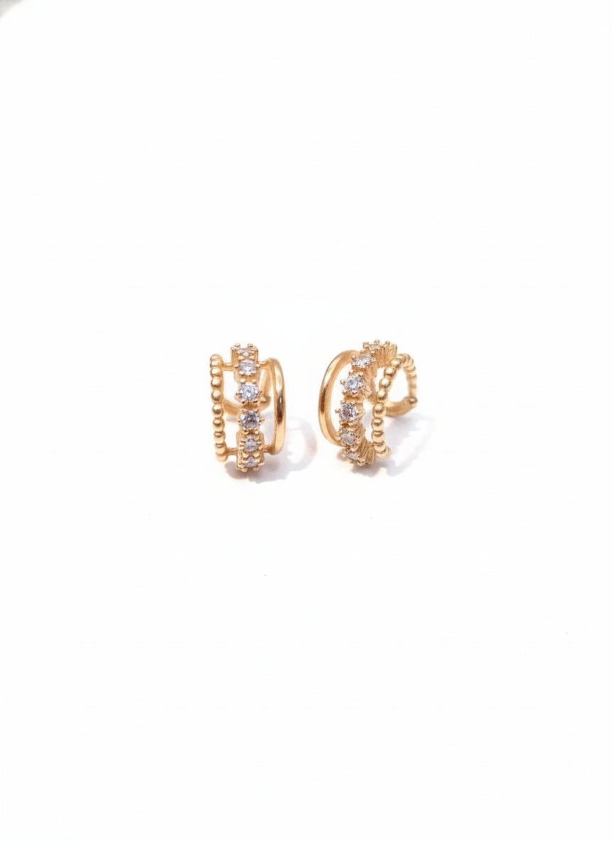 Trio Silver Earcuffs