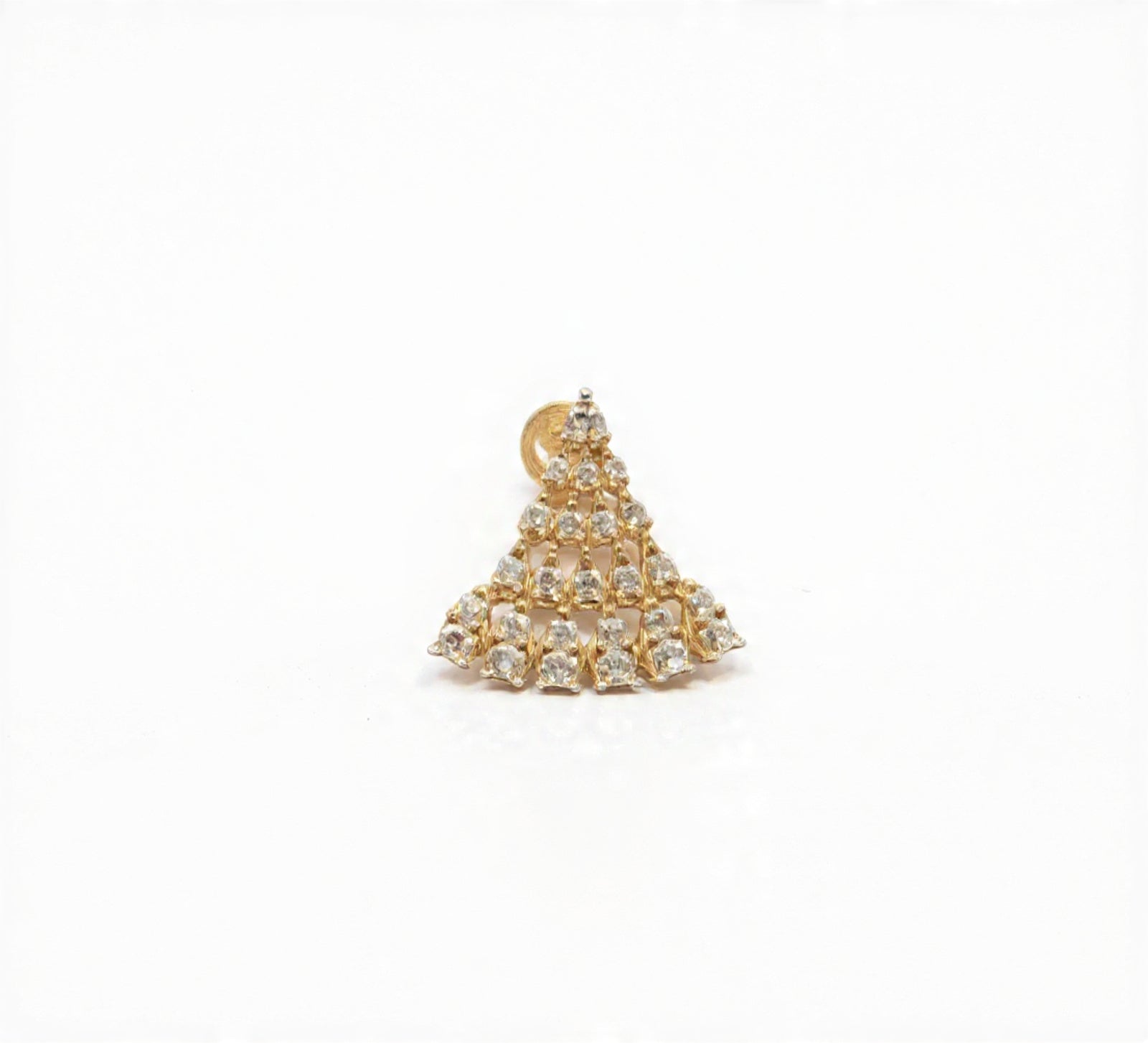 Tri 925 Silver Nose Pin for Women