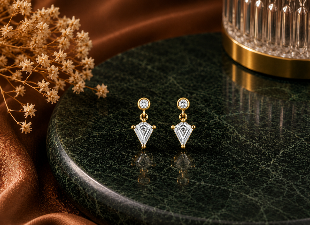 TriDroplet 925 Silver Studs