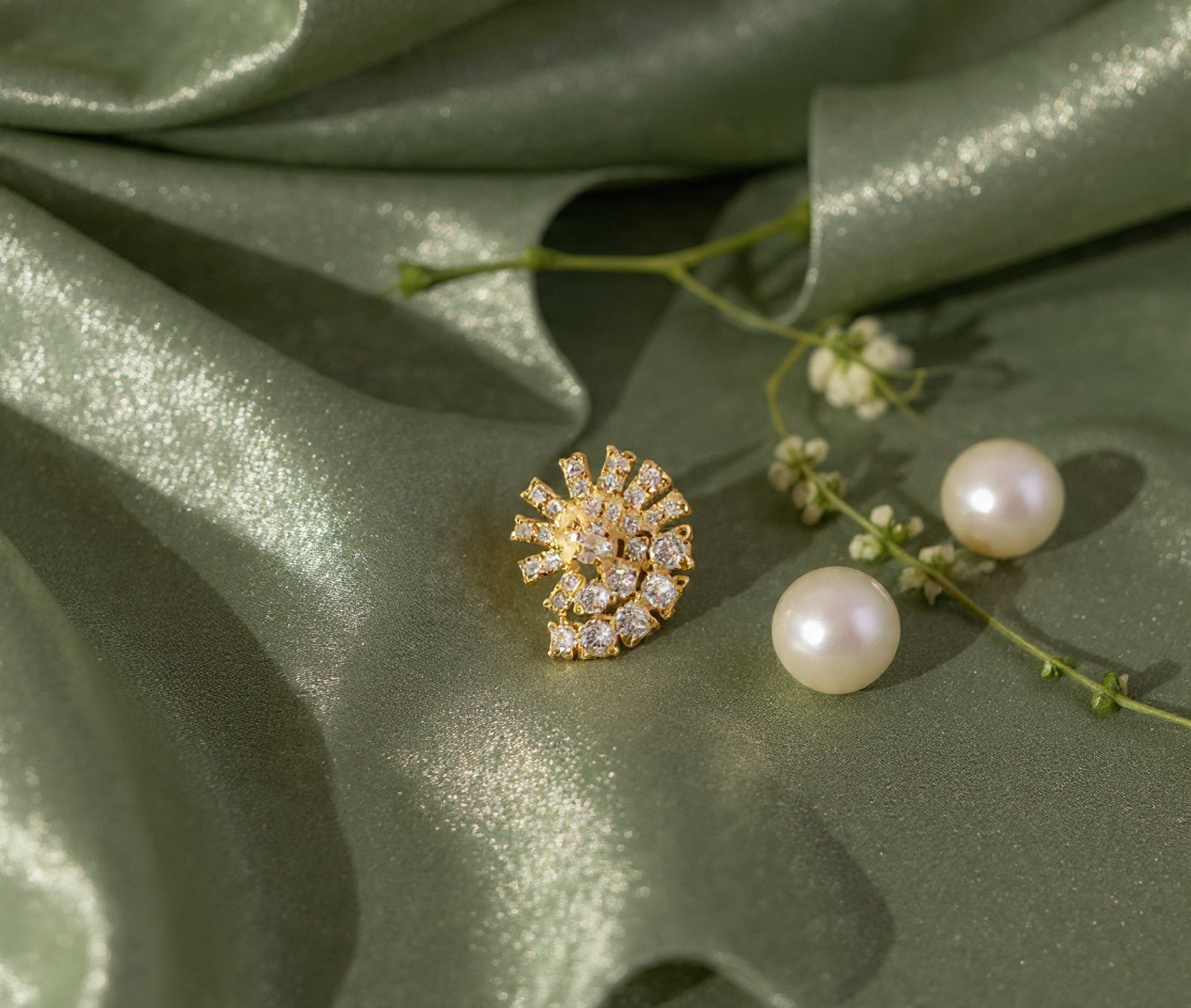 Uma 925 Silver Nose Pin for Women