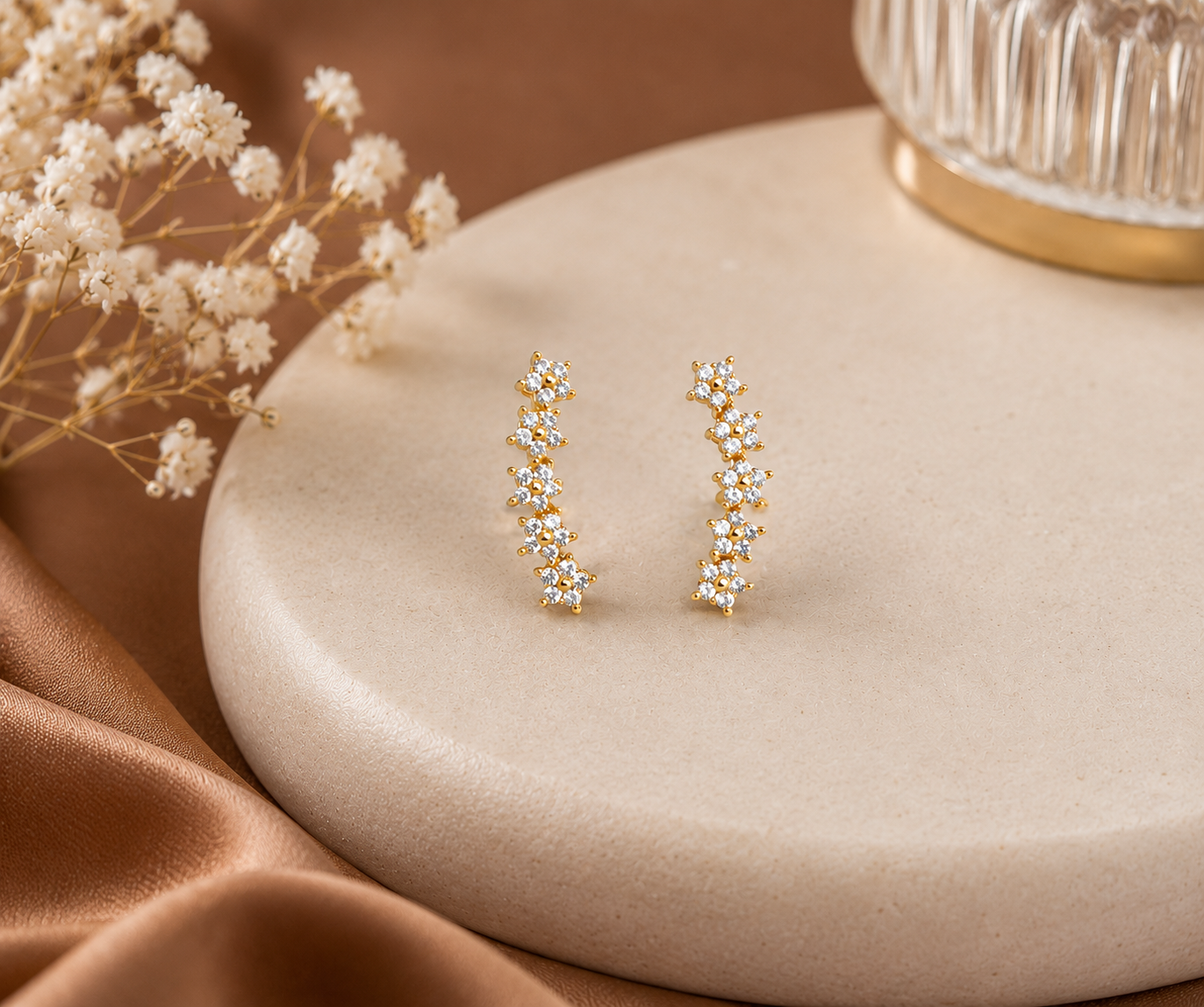 Vanya Silver Earrings
