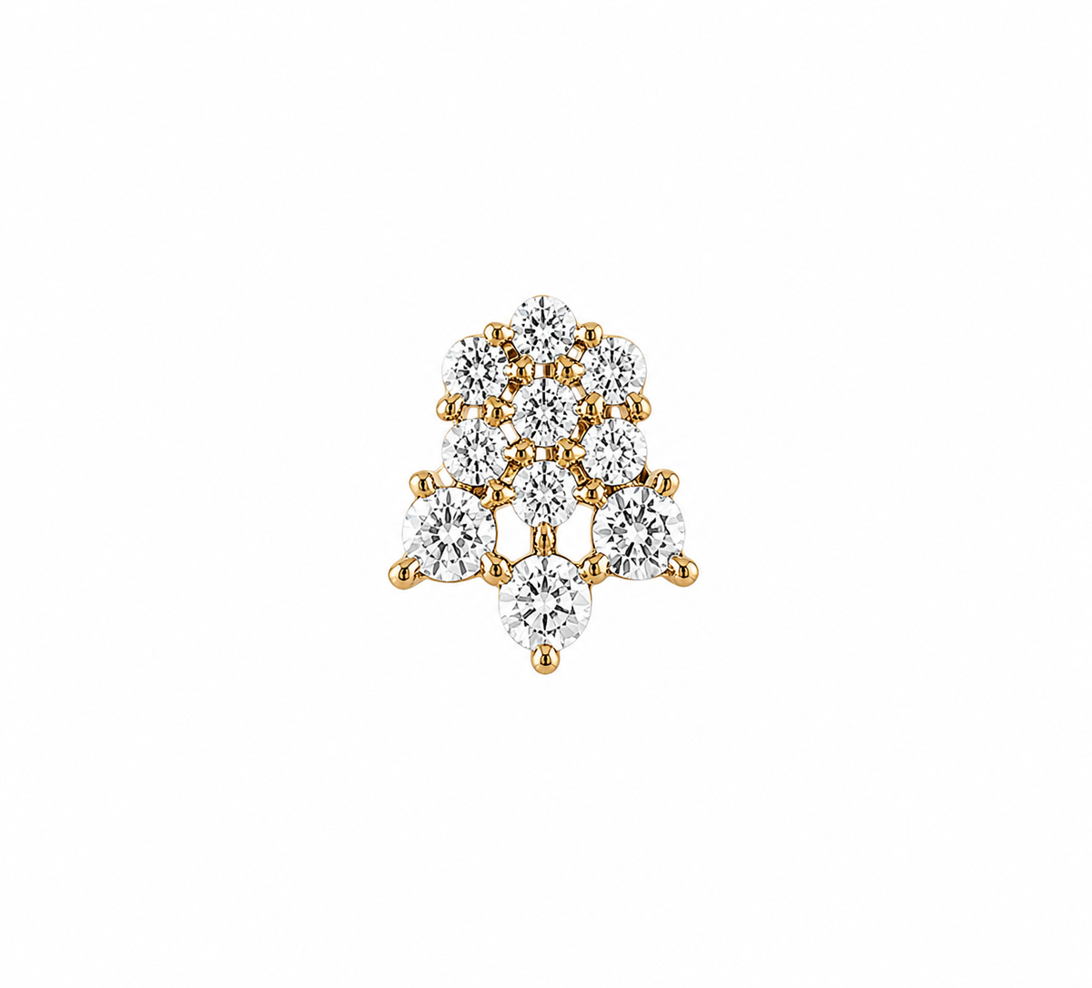 Ved 925 Sterling Silver Nose Pin for Women