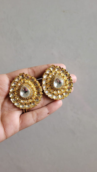 Polki Paan Studs