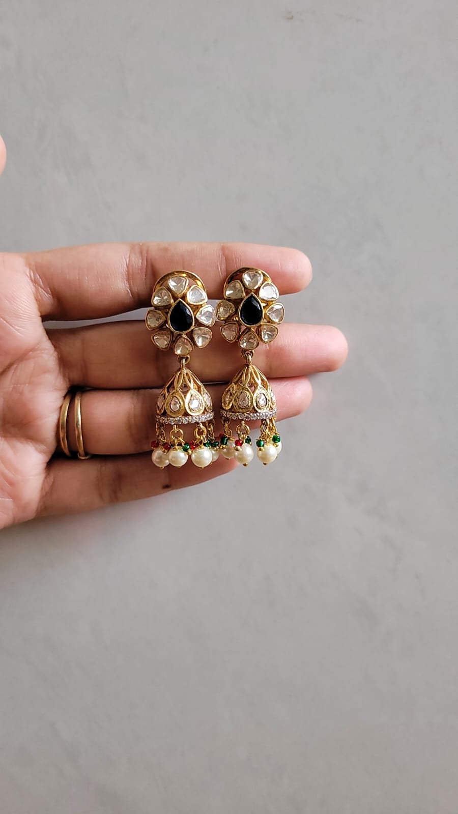 Polki Jhumka