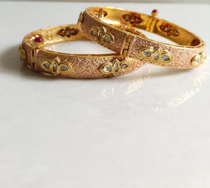 Meena Kundan Bangle