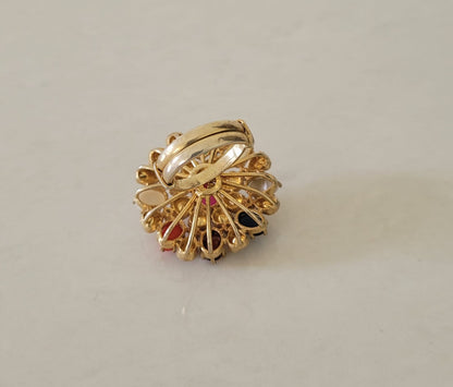 Navratan Polki Ring