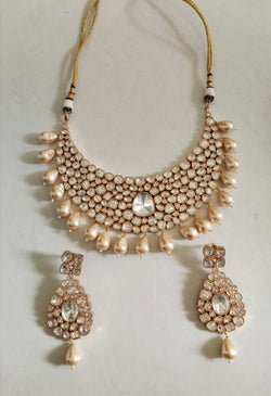 Polki Baroque Necklace Set