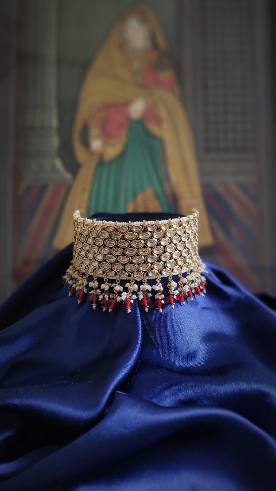 Nihana Polki Choker Set