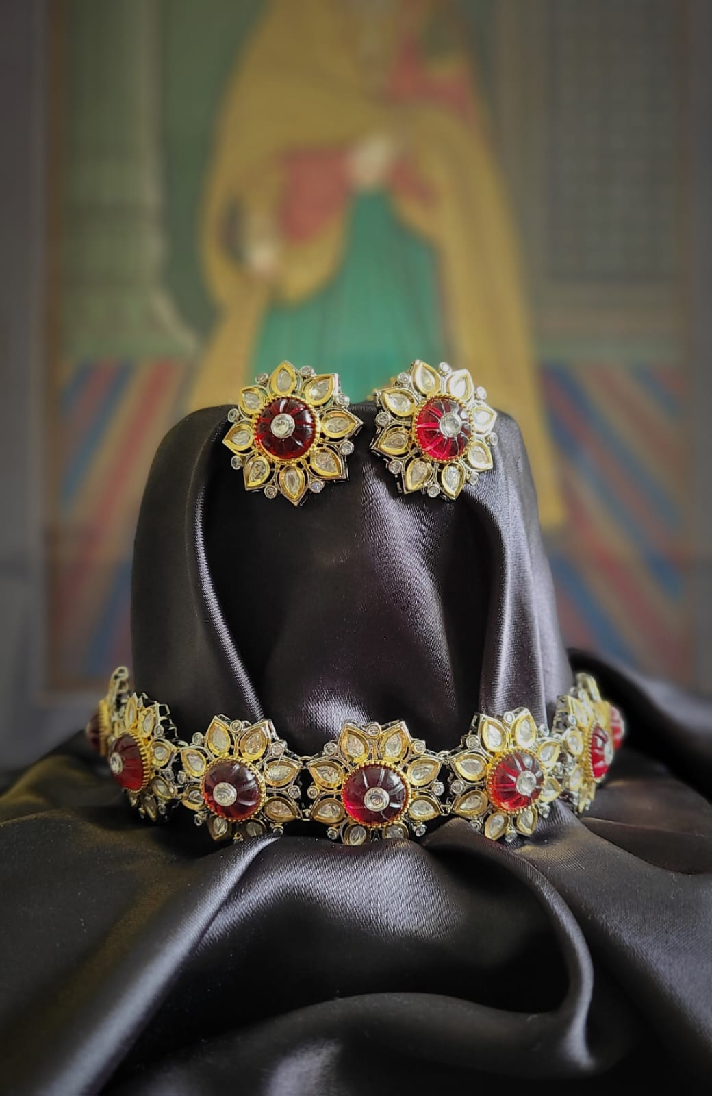 Phool Polki Choker Set