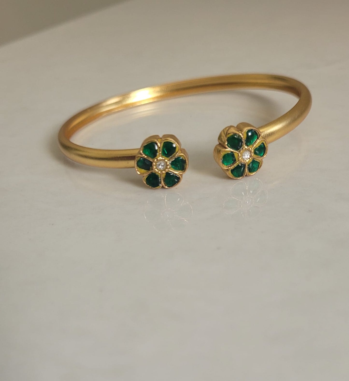 Flower Cuff Bracelet