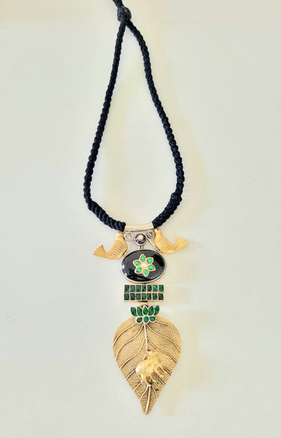 Silver Leaf Necklace