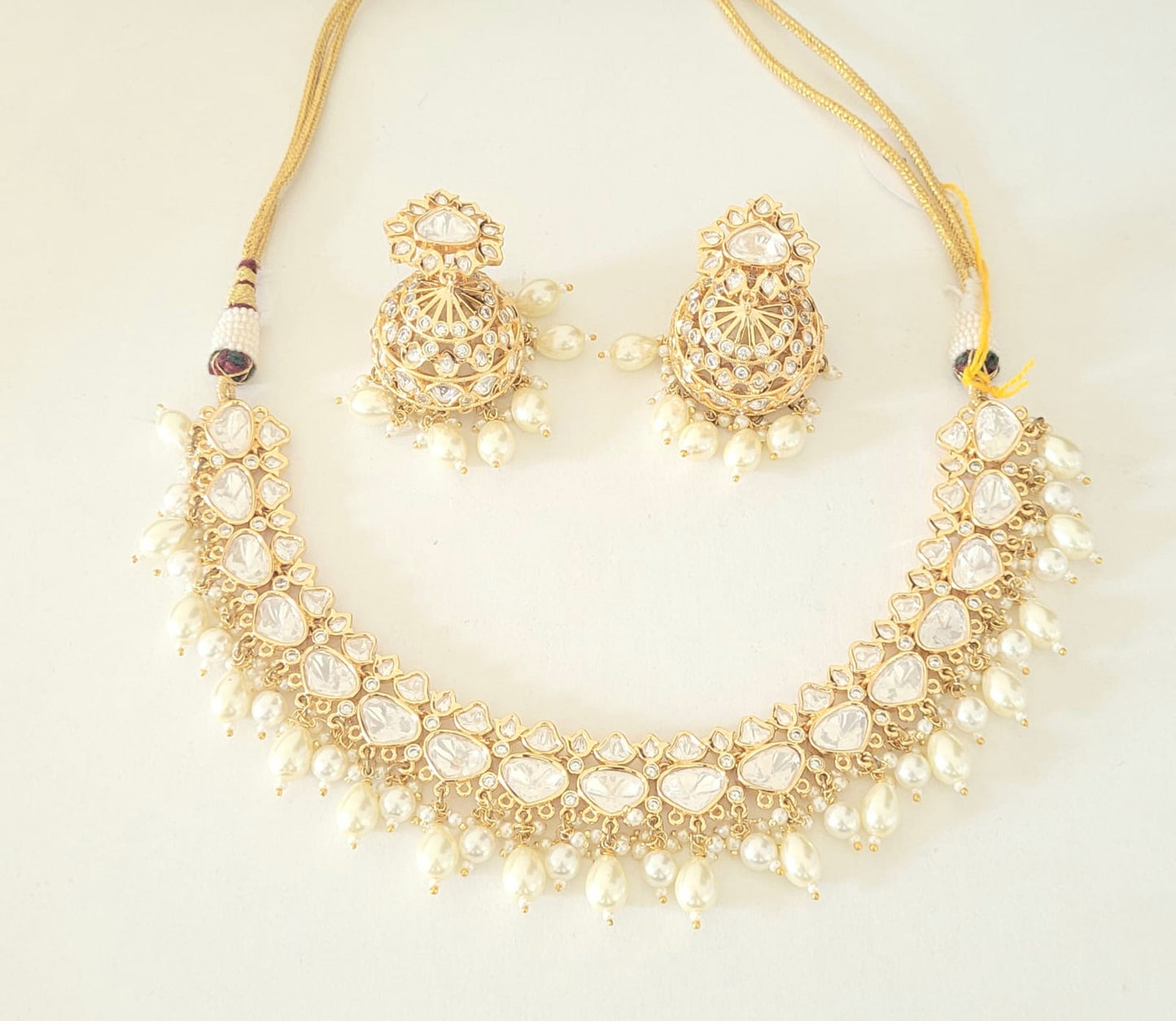 Polki Choker with Jhumka