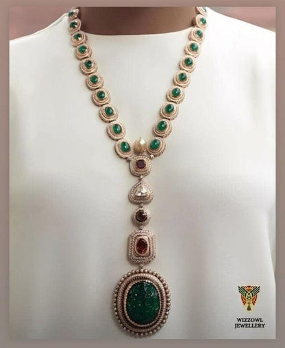 Emerald Necklace Set