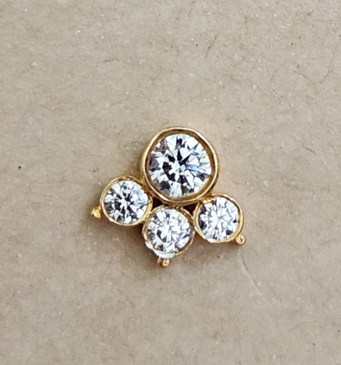 Nirali Gold Nosepins