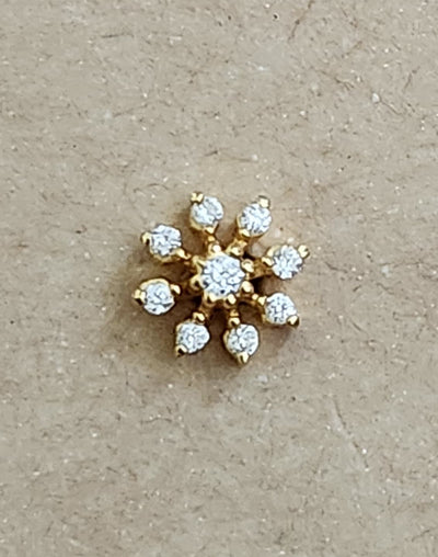 Fiza Gold Nosepins