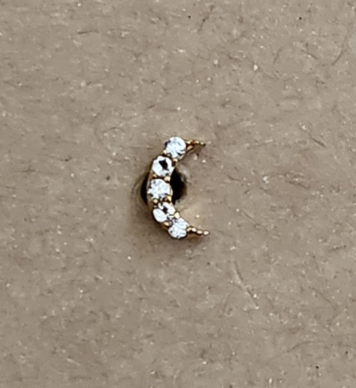Moon Gold Nosepins