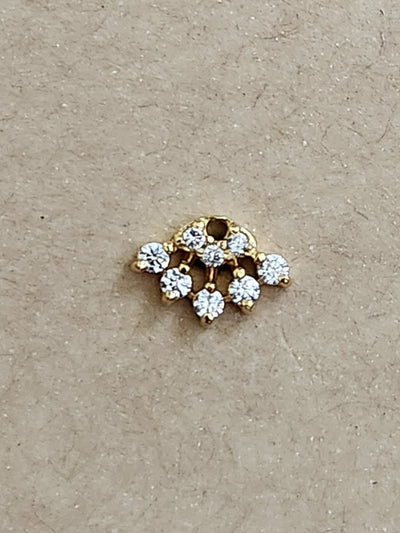 Malvika Gold Nosepins