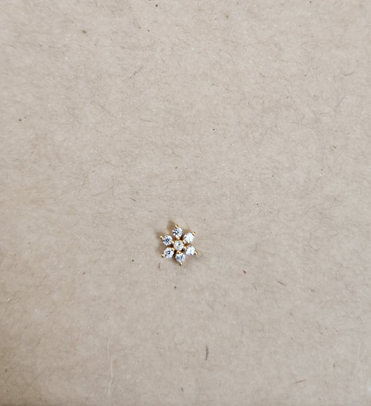 Indu Silver Nosepins