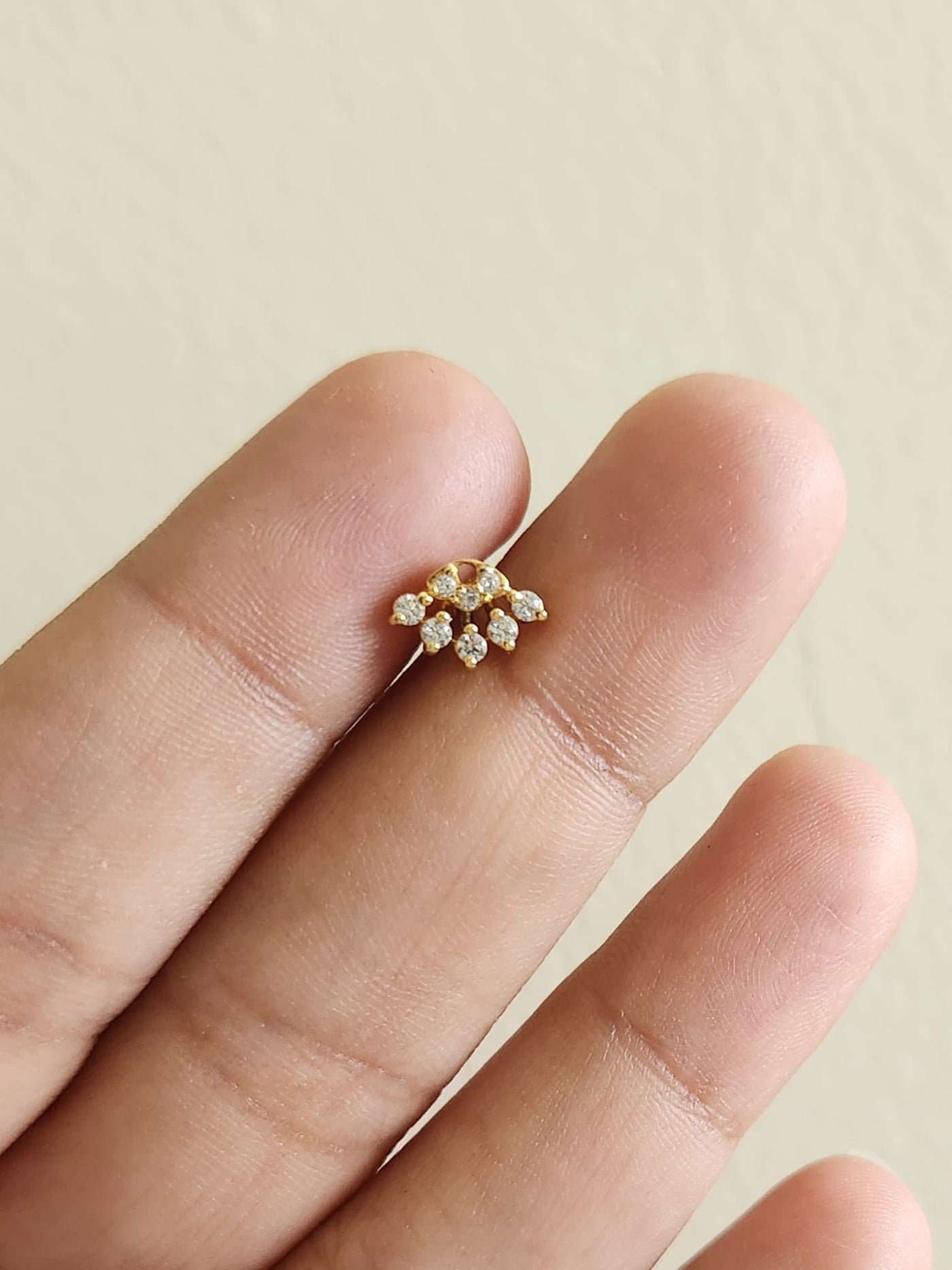 Malvika Gold Nosepins