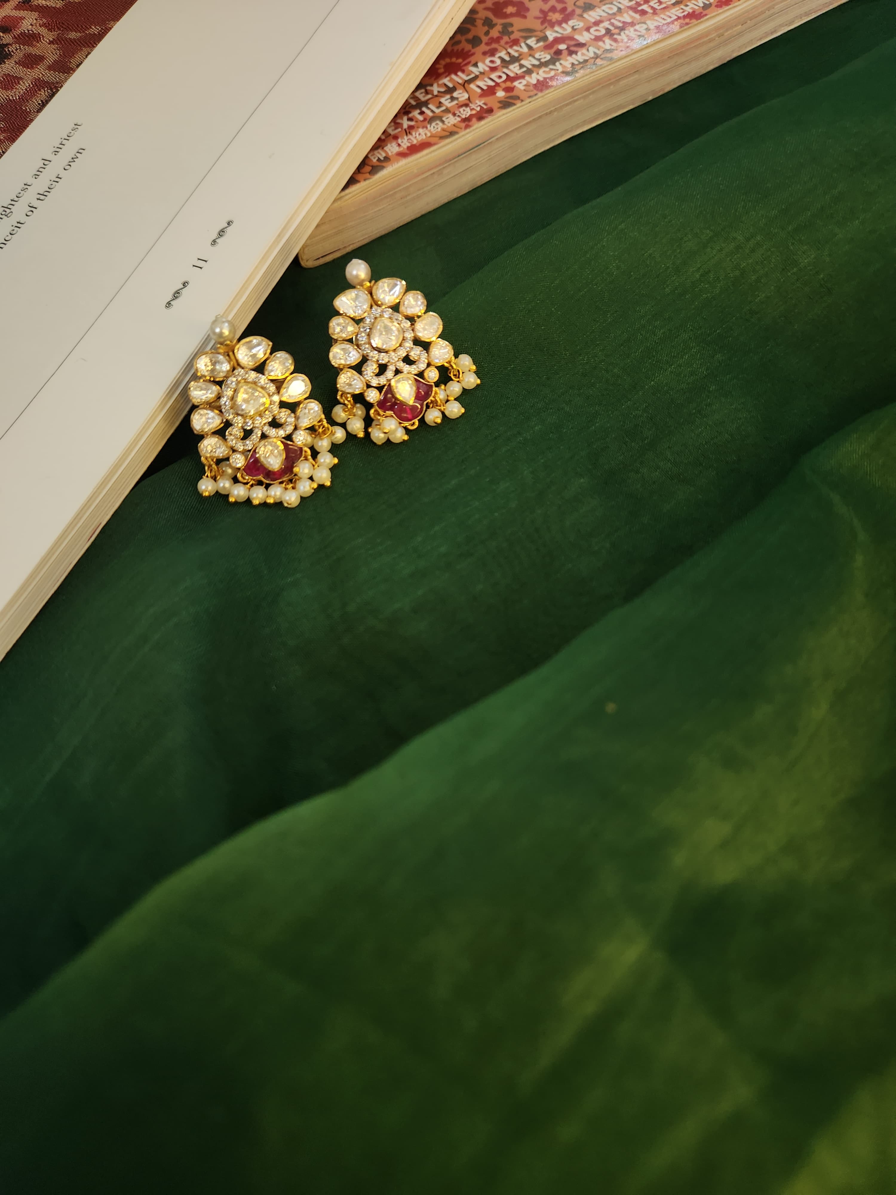 Devyani Silver Earrings