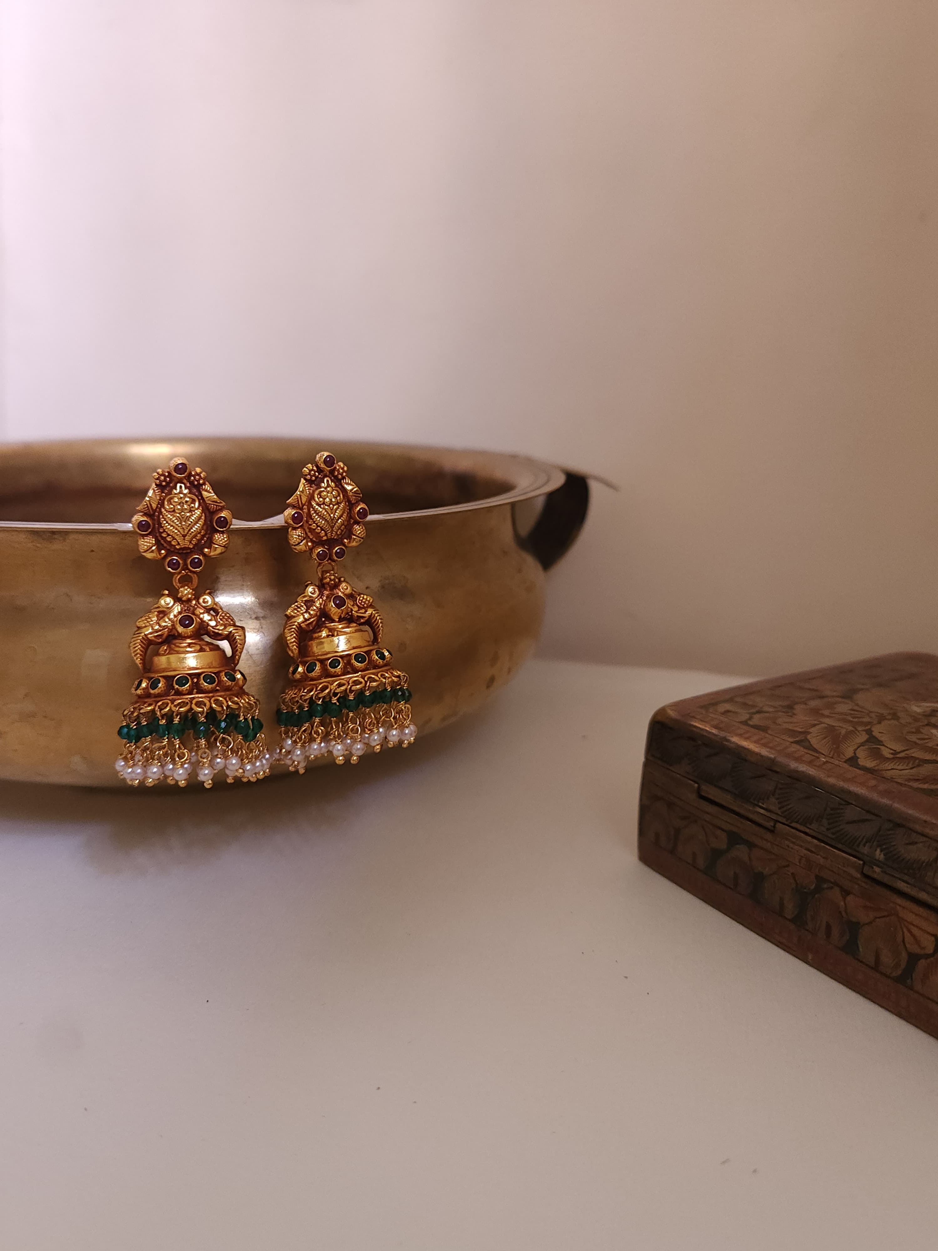 Esha Silver Earrings