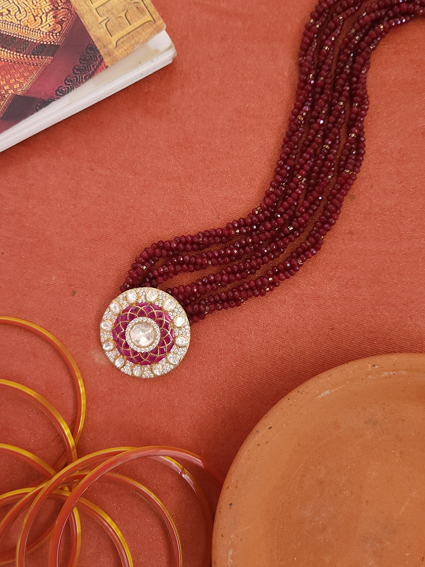 Polki Pendant Necklace