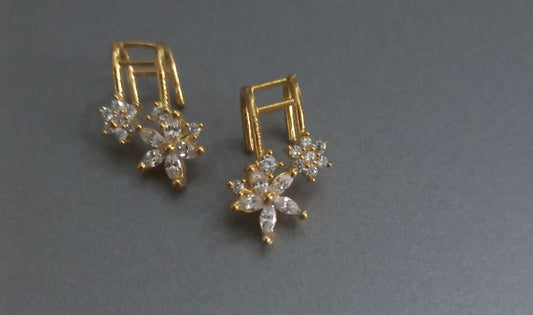 Vayu Silver Bugadi Earrings