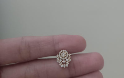 Zari Silver Nosepins