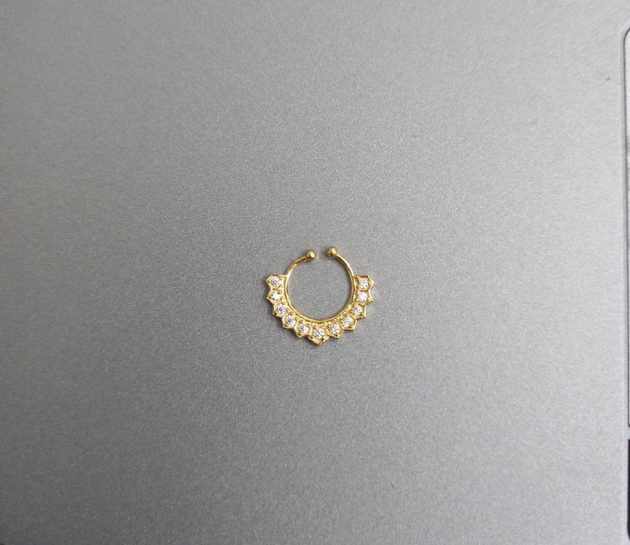 Silver 925 Septum Nose Pin 40