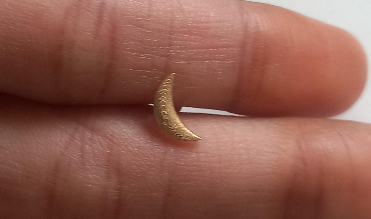 Half Moon 925 Silver Studs