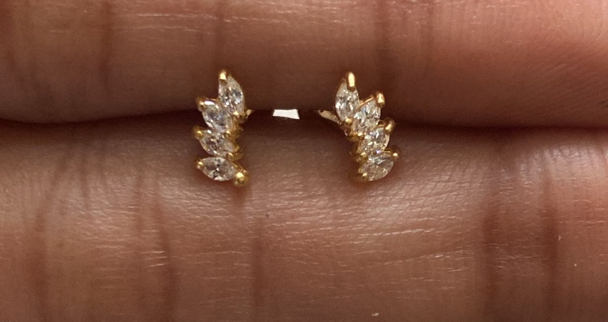 Flora 925 Silver Studs