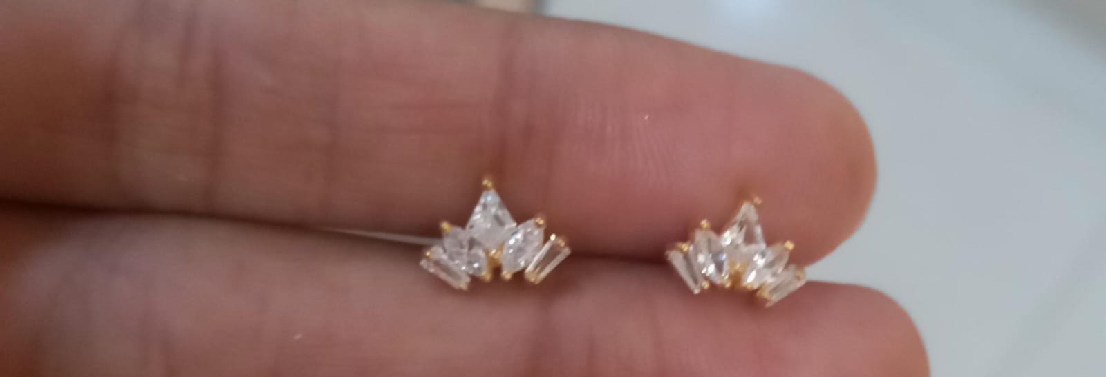 Crown Arc 925 Silver Studs