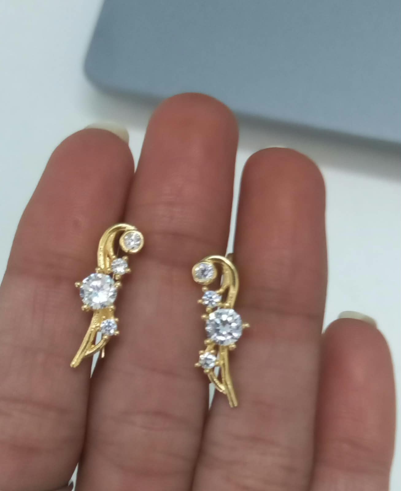 Evara Leaf 925 Silver Bluetooth Earrings
