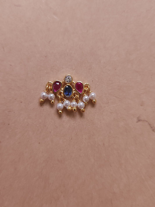Chitaksh Silver Nosepins